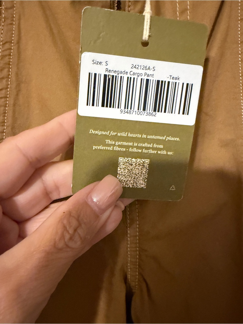 Spell Mustard Cargo Jumpsuit Pants - Picture 5 of 5